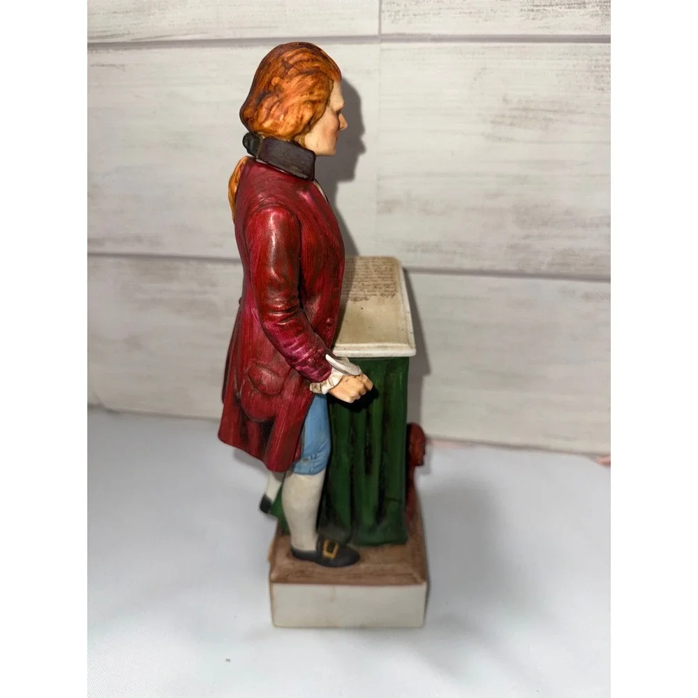 Vintage McCormick Thomas Jefferson Americana Porcelain Decanter The Patriots Box